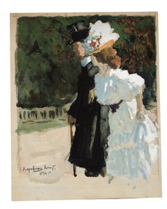 A Couple on Promenade