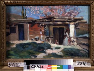 The Crimea, Flowering Almond Trees by Konstantin Alekseevich Korovin