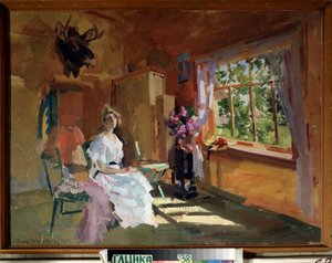 In the Room by Konstantin Alekseevich Korovin