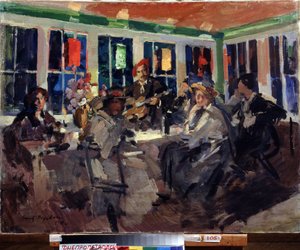 In a Cafe