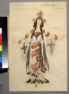 Costume Design for the Opera Ruslan and Lyudmila by M. Glinka