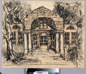 Stage Design for the Opera Eugene Onegin by P. Tchaikovsky