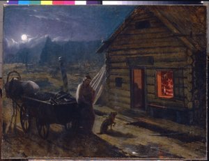 Before a Tavern by Konstantin Alexandrovich Trutovsky