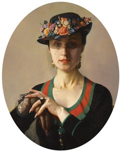 Portrait of a Lady by Konstantin Andreevic Somov