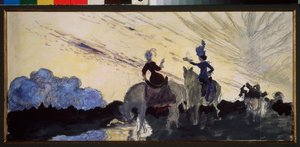 A Walk by Konstantin Andreevic Somov