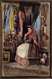 Curiosity Shop by Konstantin Egorovich Makovsky
