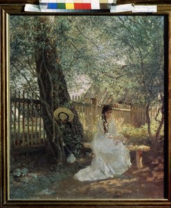 In The Garden by Konstantin Egorovich Makovsky