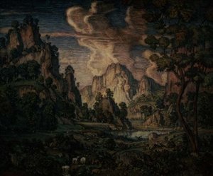 Classical Landscape by Konstantin Fedorovich Bogaevsky