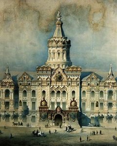 Detail from a design for Moscow City Duma