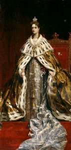 Portrait of Empress Alexandra Fyodorovna of Russia, 1890s