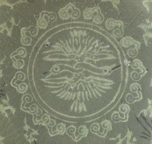 Bowl with cranes and clouds, c.1150-1200 by Korean School