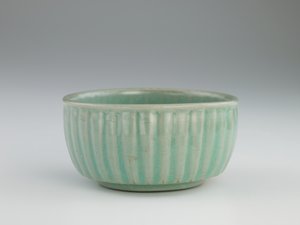 Bowl with Molded and Incised Decoration of Bamboo