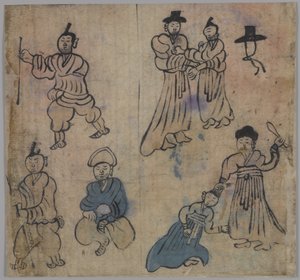 Genre Scene, 1 of 4 by Korean School