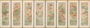 Lotus Flowers and Birds by Korean School