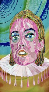 Surreal Pink Portrait