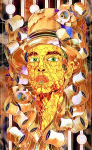 Vibrant Golden Portrait by Kostyantin Malginov