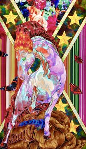 Vibrant Magic Horse by Kostyantin Malginov