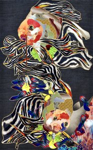 Zebra Stripe Fish Fantasy by Kostyantin Malginov