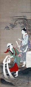 Two Beauties at the Crystal River in Mishima