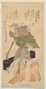 A Lady Holding a Shamisen While Another Chants from a Joruri Libretto