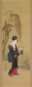 Beauty with Fireflies, early 1800s