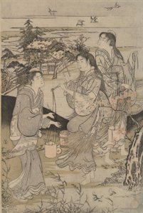 Kōya in the Province of Ki-I and Noda in the Province of Mutsu from Six Jewel Rivers by Kubo Shunman