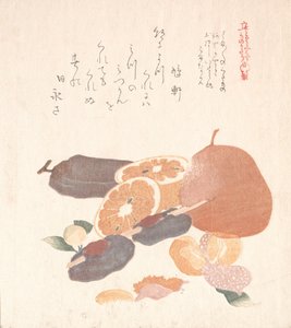 Oranges and Dried Persimmons