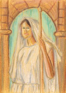 Ancient Veiled Woman by Kulik