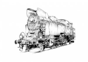 Classic Steam Locomotive