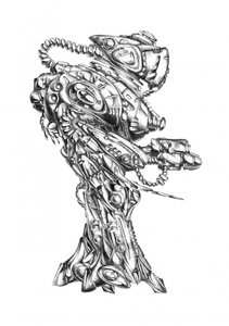 Dark Sci-Fi Mech
