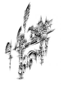 Deconstructed Architecture Sketch