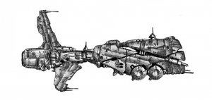 Detailed Sci-Fi Spaceship