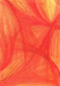 Fiery Abstract Flow