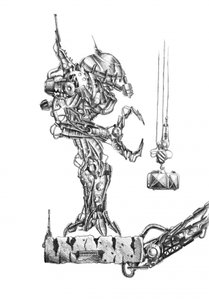 Futuristic Mechanical Creature