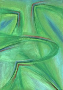 Green Abstract Flow