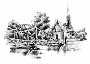 Historic Bridge and Church