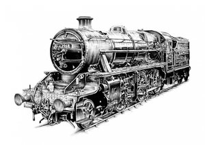 Historic Steam Locomotive by Kulik