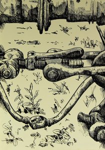 Industrial Nature Illustration