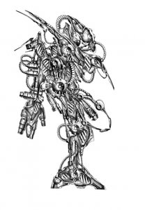 Intricate Cyborg Machine