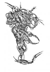 Intricate Sci-Fi Robot