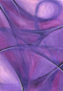 Oil Crayon Art Drawing Sketch 61 by Kulik