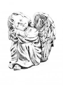 Peaceful Sleeping Cherub