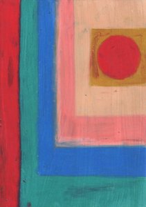 Red Circle Composition