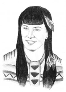 Smiling Native Woman