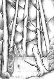 Tranquil Forest Waterfall by Kulik