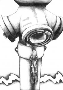 Urban Fire Hydrant Sketch