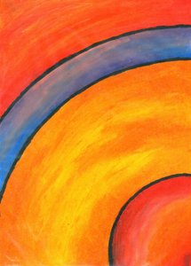Vibrant Abstract Curves