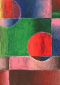 Vibrant Geometric Abstract