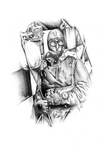 Vintage Aviator Portrait