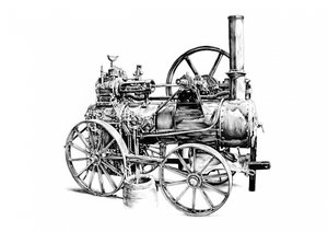 Vintage Steam Engine